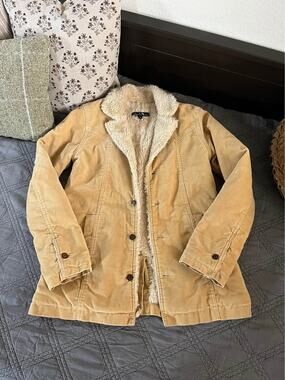 Earl Jean Corduroy Sherpa Lined Jacket